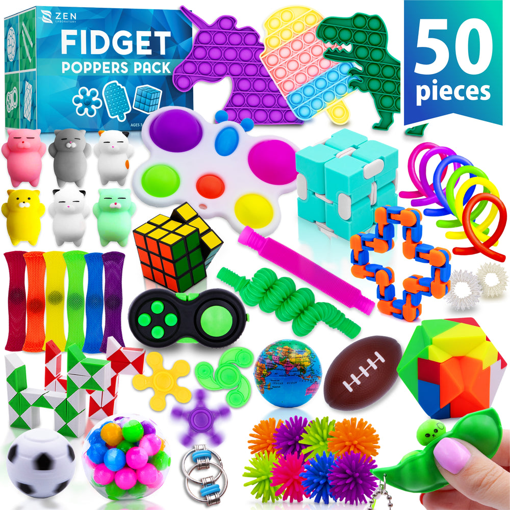 28PCS Fidget Toys Anti Stress Anxiety Relief Stress Set Kit Bubble