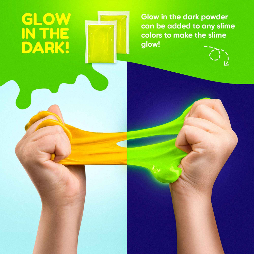 Glow in the Dark Slime Kit and Slime Supplies