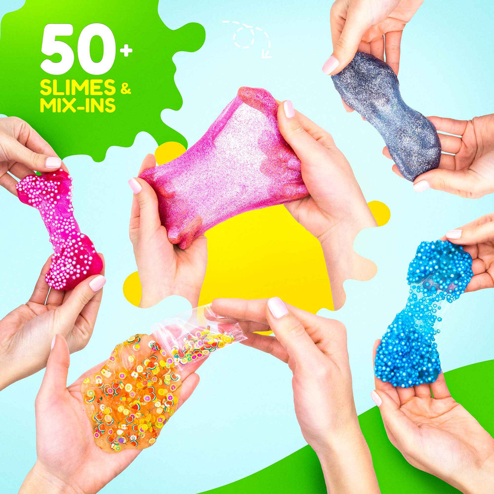 Jumbo Slime Kit with Glitter, Beads, and Glow in the Dark – Zen